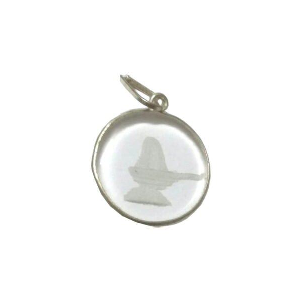 Sphatik Locket Shivling 01